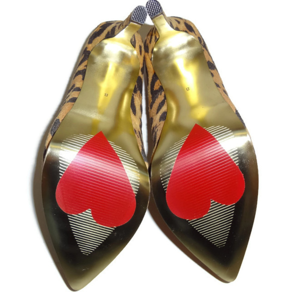 NWB Luichiny Leopard Platform Stiletto Pump Heel 8 - Picture 6 of 8